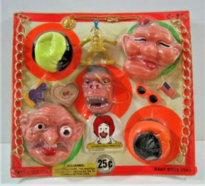 Vintage Grimace King Kong Asst Charms Old Gumball Vending Machine Disp Card #10 - Picture 1 of 1