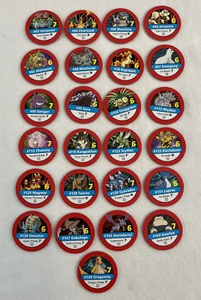 1999 Pokemon Master Trainer Board Game 25 Red Chips - Parts Only - Picture 1 of 9