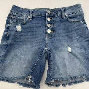 Pantaloncini donna Maurices taglia 4 tagli denim bottoni mosca - Foto 1 di 7