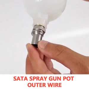 Spray Gun Cup Pot For Sata 4400 Small Repair Spray Gun Pot 250ml Accessories - Picture 1 of 11