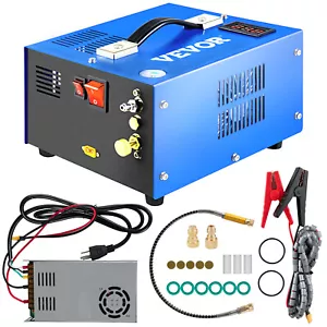 VEVOR High Pressure PCP Air Compressor Pump Airgun 12V 4500PSI Manual-Stop - Picture 1 of 12