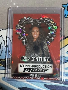 2025 Foglia Pop Century 1/1 Pre-Produzione Proof Pam Grier Sii Still My Heart - Foto 1 di 2
