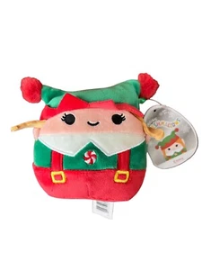 Squishmallows 2021 5" EMMY el ELF con sombrero nuevo con etiquetas Navidad muy raro en mano - Imagen 1 de 3