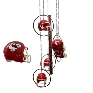 Kansas City Chiefs Football Wind Chime | MAAC Wind Chimes - Picture 1 of 5