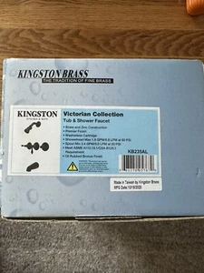 Kingston Brass Victorian Tub and Shower Faucet, Lever & Strainer- Rubbed Bronze - Picture 1 of 4