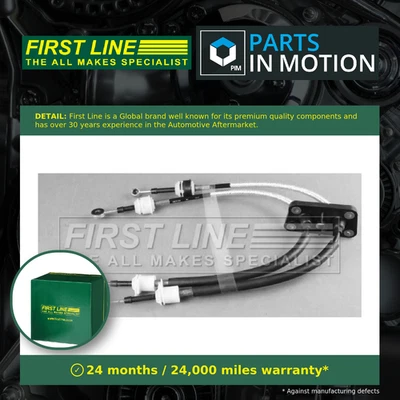 Gear Change Cable fits CITROEN RELAY 2.2D 2006 on Firstline 1608508480 2444FH - Image 1 of 4