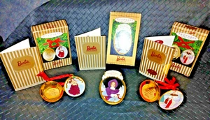 3 Mattel / Hallmark Barbie Keepsake Christmas Ornaments - Picture 1 of 23