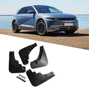 4Pcs* Black Splash Guards Mud Flaps Guards For Hyundai IONIQ 5 2020+ Fender - Picture 1 of 12