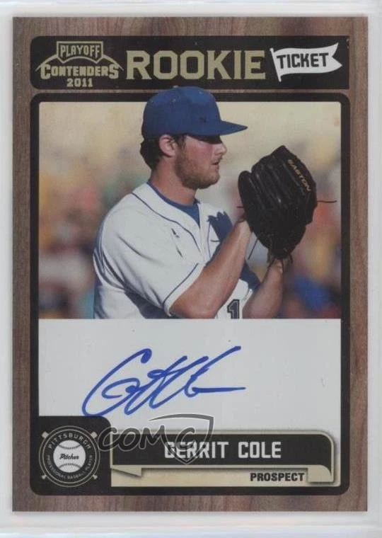 2011 Playoff Contenders Rookie Tickets Signatures Gerrit Cole #RT1 Auto - Image 1 of 2