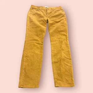 Pantalones de pana J.CREW 8" palillo de dientes para mujer 27 oro mostaza elástico pierna recta - Imagen 1 de 9
