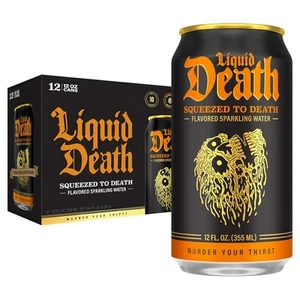 , Squeezed to Death, Orange-Flavored Sparkling Water, 12-Pack (12oz Cans), Lo... - Picture 1 of 8