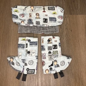 Reversible Suck Pads For Baby Carriers Strap Covers The Office - Picture 1 of 5