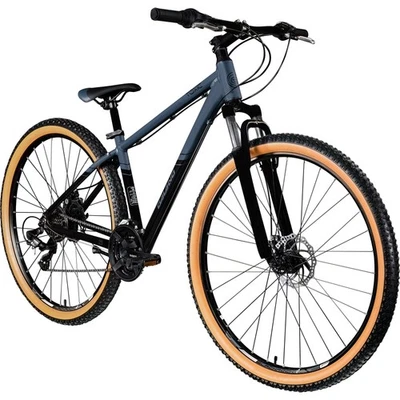Galano Toxic 29" 29 Zoll Mountainbike 21 Gang Fahrrad Federgabel schwarz 48 cm - Bild 1 von 4