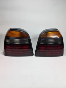 93-02 VW Golf GTI Cabrio Smoked Tail Light Complete Assembly Set ~ 1EM945095/096 - Picture 1 of 24