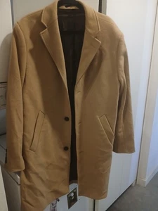 J Crew Wool Cashmere Ludlow Overcoat Mens Size 40S Camel Quiet Luxury - Picture 1 of 10