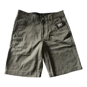 NWT-VOLCOM-BOYS VMONTY DARK GRAY SHORTS-SIZE 27 BOYS 14MSRP $40 - Picture 1 of 5