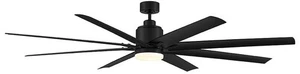 72" Savoy House Gavin Matte Black LED Ceiling Fan - Picture 1 of 1