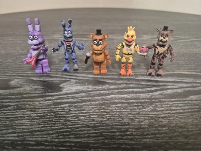 Five Nights at Freddy’s McFarlane Mini Figures Bundle (5 PCS) – Loose Lot - Image 1 of 4