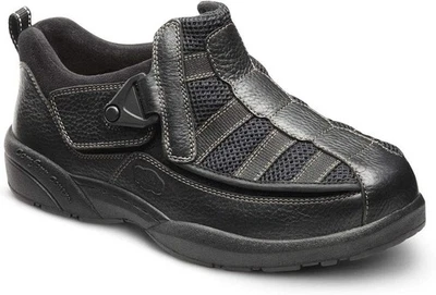 Dr. Zapatos cómodos negros Edward X-Depth ajustables para diabéticos para hombre talla 7,5 W nuevos en caja Foto 1 de 4