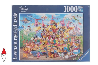 PUZZLE DISNEY CARTONI ANIMATI RAVENSBURGER CARNEVALE 1000 PZ - Immagine 1 di 2
