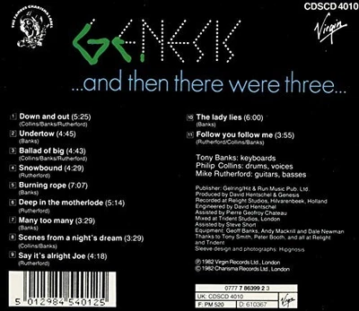 Genesis - And Then There Were Three - Genesis CD JMVG The Cheap Fast Free Post - Bild 1 von 2