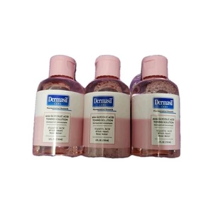 3 Stück Dermasil Labs Glykolsäure Tonisierungslösung 4 flüssige Unzen Hamamelis Rosenwasser - Bild 1 von 1