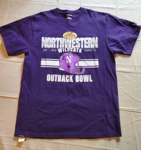 2016 Outback Bowl Northwestern University Wildcats T Shirt Size Large Jansport - Picture 1 of 8