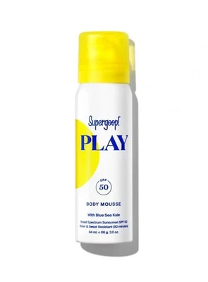 SuperGoop! Play Body Mousse FPS 50 com couve azul-marinha - 3 oz - Imagem 1 de 3