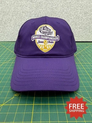 Gorra púrpura 2019 Breeders Cup Carreras de Caballos Campeonato Mundial Santa Anita Park Foto 1 de 4