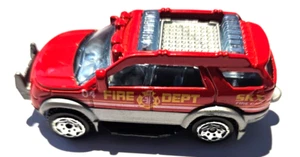 Vintage FIRE DEPARTMENT #9 SKX Fire Car loose diecast raced to the blaze - Picture 1 of 5