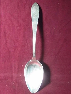 Colher de servir Tiffany & Co Sterling Queen Anne 8 3/4" 83g sem monograma   - Imagem 1 de 3