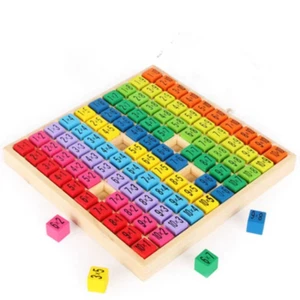 Montessori Wooden Multiplication Table for Kids - Educational Math Toy - Picture 1 of 6