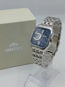 ORIENT DBAC-CO Automatic Men's Watch Blue Dial Analog Square Face From Japan - Picture 1 of 6