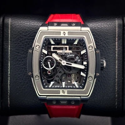 Hublot Spirit of Big Bang Meca-10 Alligator Leather Strap 614.NX.1170.RX - Image 1 of 4