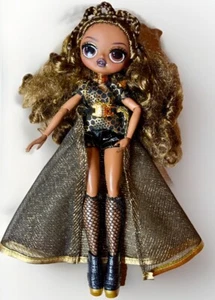 LOL Surprise OMG FIERCE ROYAL BEE Fashion Doll Gold Black Outfit Cape- 11.5” - Picture 1 of 8