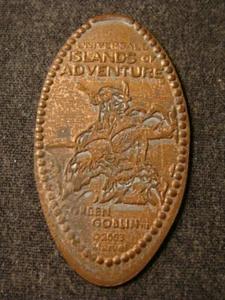 Universal Island Of Adventure, El Duende Verde centavo alargado - Imagen 1 de 1