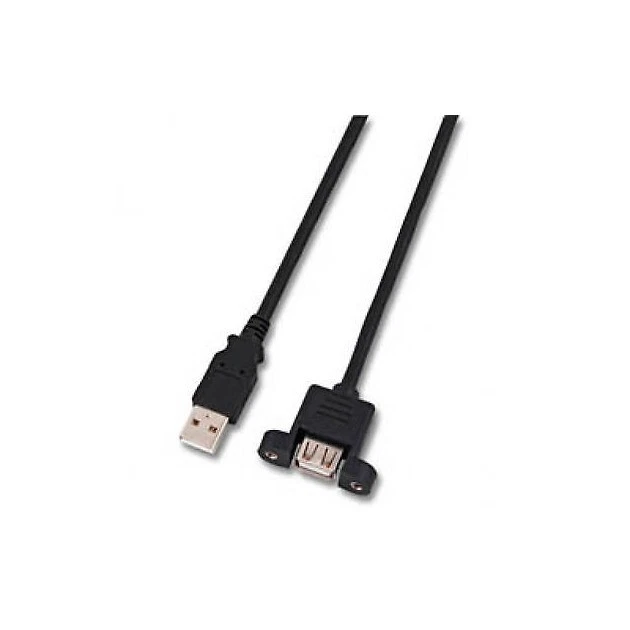 Cavo prolunga USB 2.0 A maschio/A femmina  1 mt. da pannello - Immagine 1 di 1