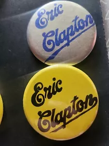 Vintage Eric Clapton Pin 70s/80s Lot - Picture 1 of 2