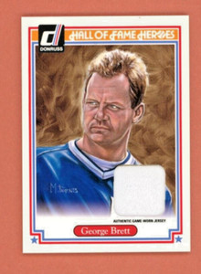 2004 Donruss Diamond Kings Hall of Fame Heroes  JERSEY  /25 George Brett #45