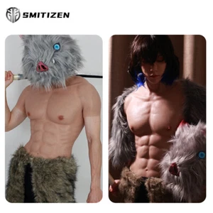 Smitizen Silicone Realistic Men Body Muscle Suit For Cosplay FTM - Picture 1 of 13