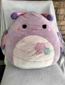 Squishmallow 2019 Brenda Flower Butterfly Rare 20 " Very Nice - Picture 1 of 7
