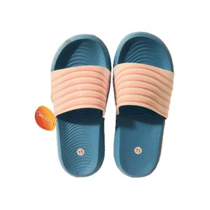 Sandali donna Sole Selection rosa righe/blu slide taglia 11 nuovi con etichetta - Foto 1 di 11