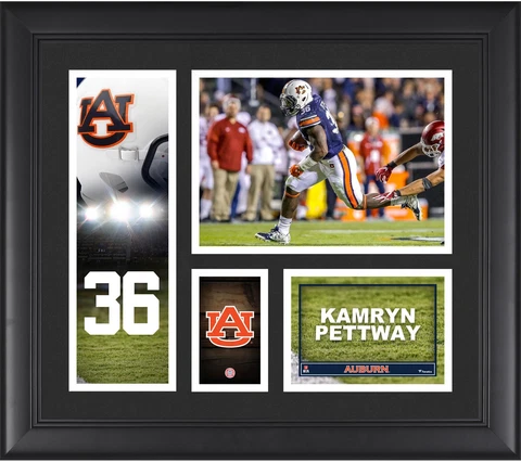 Kamryn Pettway Auburn Tigers Framed 15" x 17" Player Collage Cover