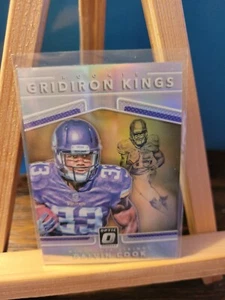 Donruss Optic Prizm Dalvin Cook 2017 novato Gridiron Kings Minnesota Vikings - Imagen 1 de 2