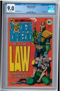 Judge Dredd #1 - CGC 9.0 - 1st US Appearance - Brian Bolland & John Wagner - Picture 1 of 2
