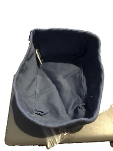 Longaberger Note Pal Basket Cornflower Blue Fabric Over Edge Liner Only New - Picture 1 of 8