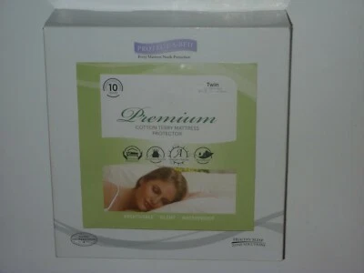 ПЕРВОКЛАССНЫЙ ХЛОПОК МАХРОВЫЙ МАТРАС ПРОТЕКТОР...B y защитить - A-кровать - Изображение 1 из 2