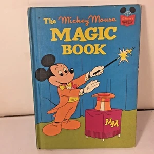 Vtg 1974 MICKEY MOUSE MAGIC BOOK Club Walt Disney's Wonderful World of Reading - Picture 1 of 11
