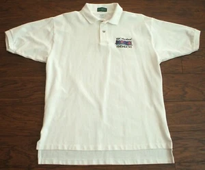 Polo blanco vintage 1990 New York City Marathon Finisher talla XL - Imagen 1 de 4