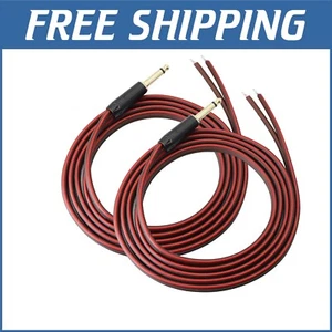 Heavy-Duty 6.4FT 1/4" TS Mono Plug Speaker Cable - Perfect for Gigs & Studio Use - Picture 1 of 9